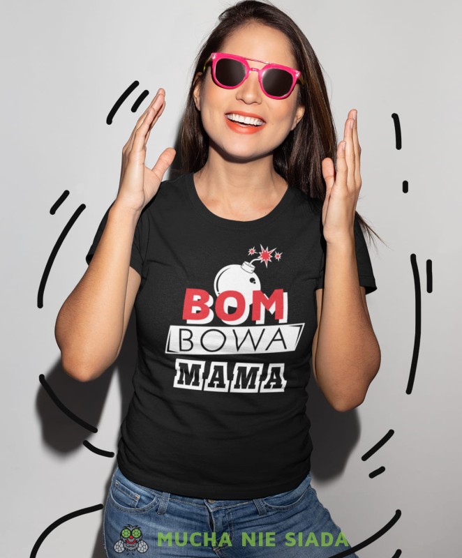 bombowa mama czarna koszulka.jpg