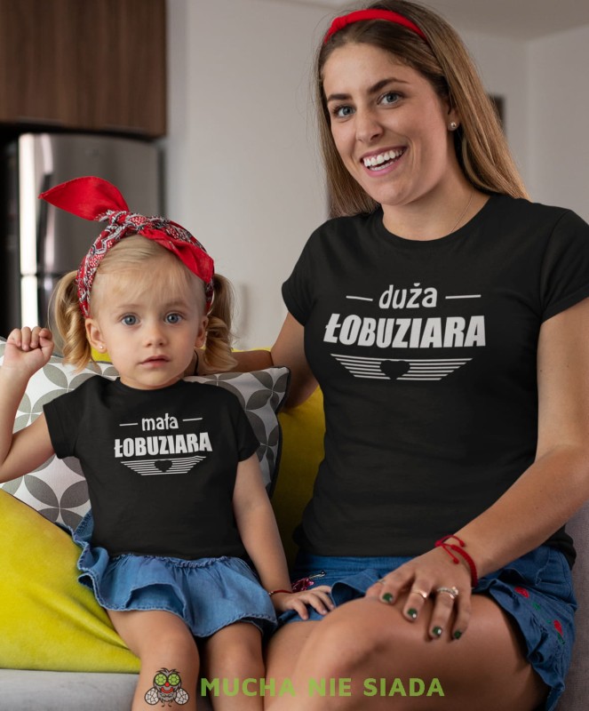 mała łobuziara duża łobuziara czarne koszulki.jpg