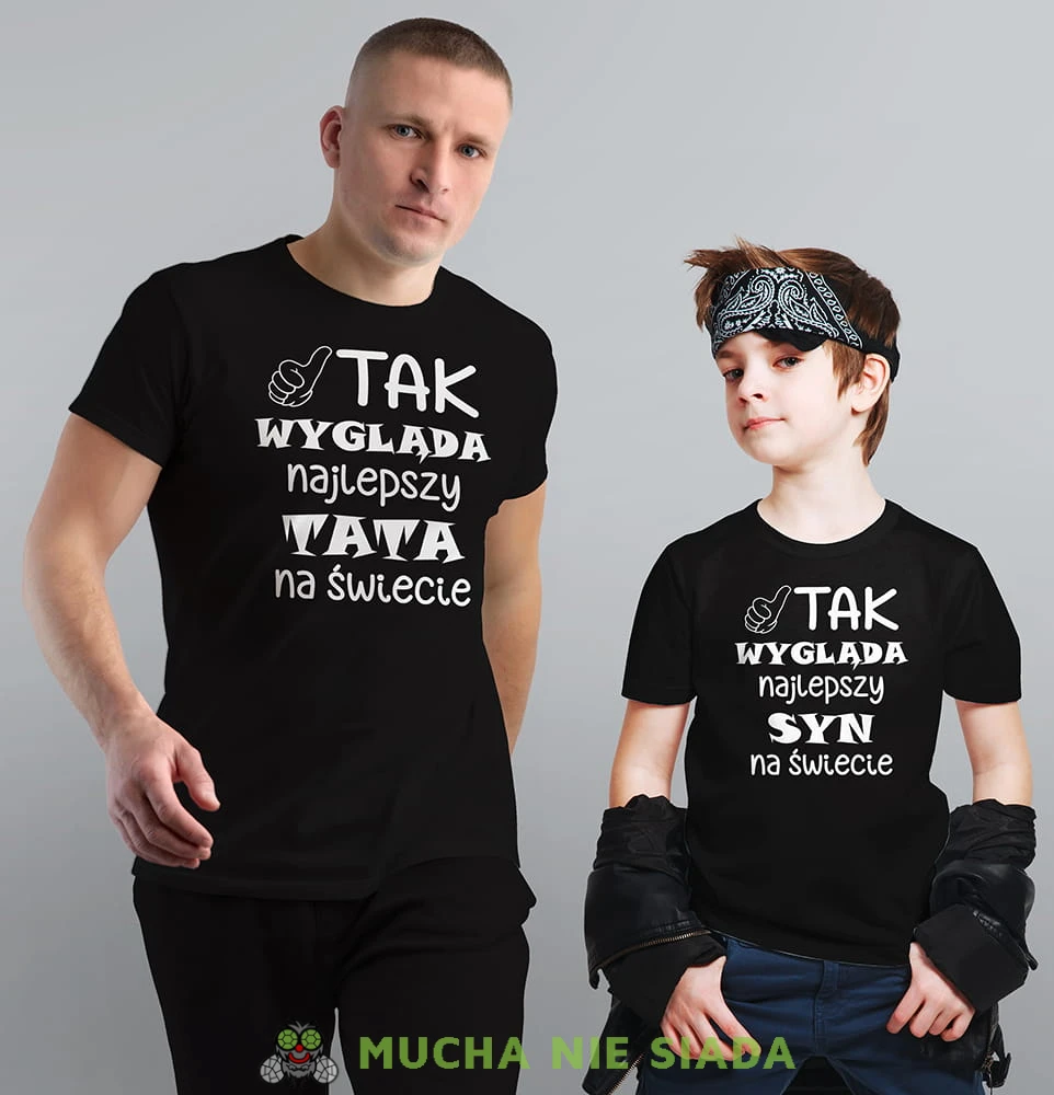 tak wygląda najlepszy tata ma świecie czarna koszulka.jpg
