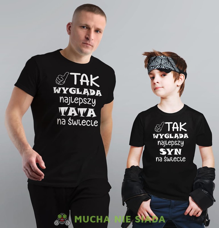 tak wygląda najlepszy tata ma świecie czarna koszulka.jpg