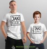 jaki ojciec taki syn 2 białe koszulki dla taty i syna.jpg