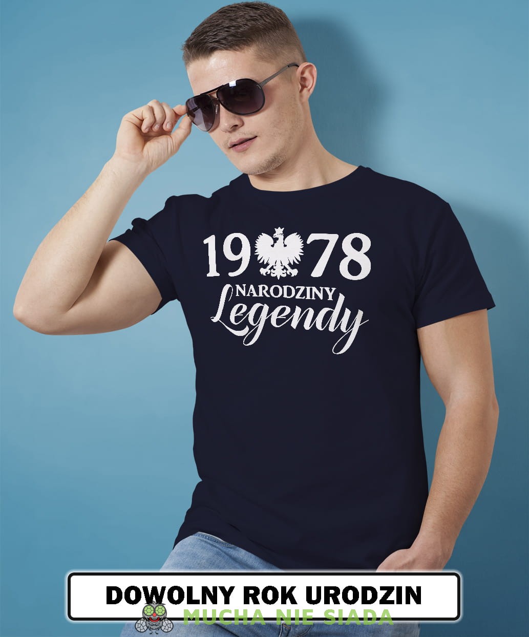 Męska Koszulka Urodzinowa - Narodziny legendy Orzeł Polski