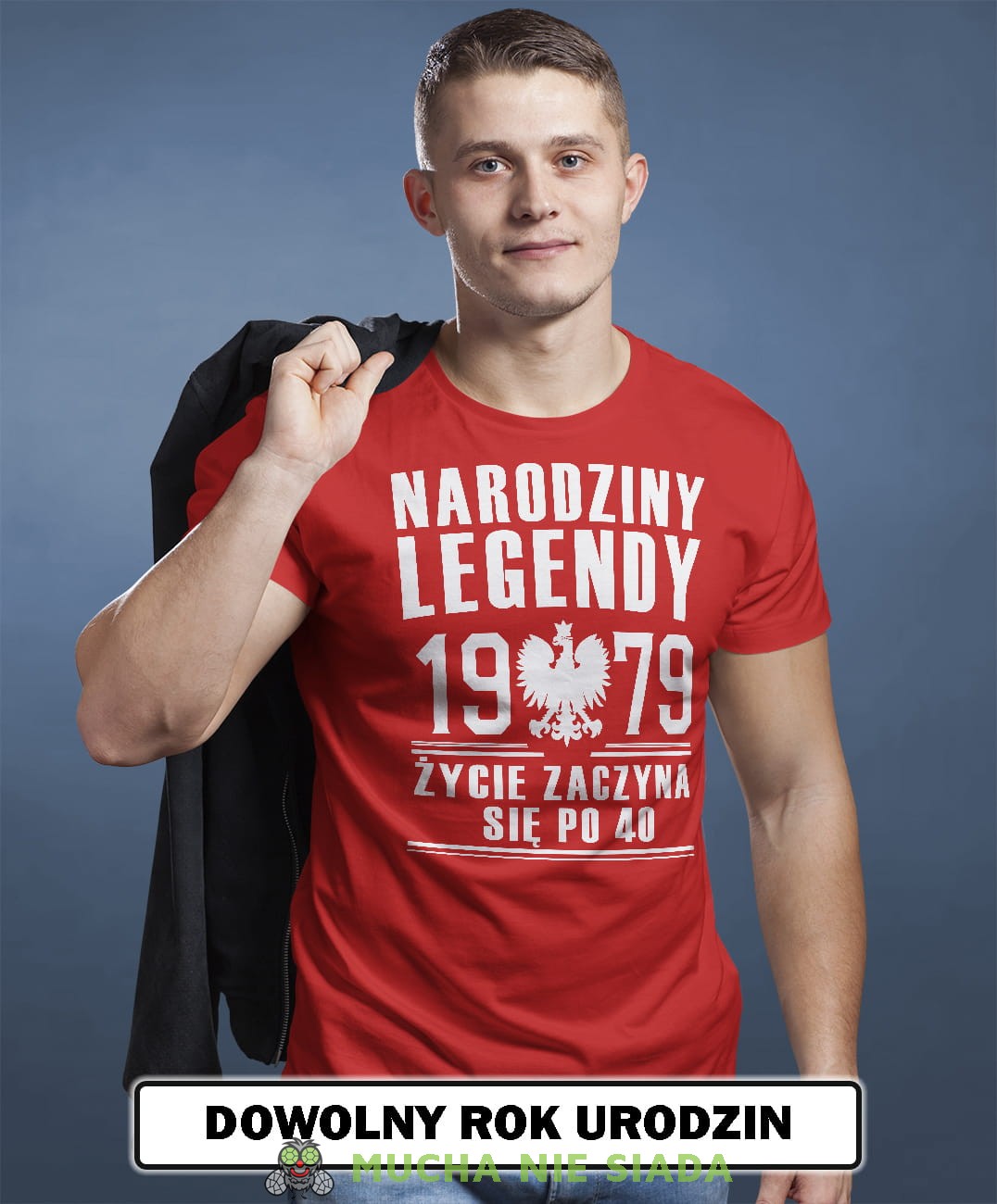 Męska Koszulka Urodzinowa - Narodziny legendy życie zaczyna się po... 