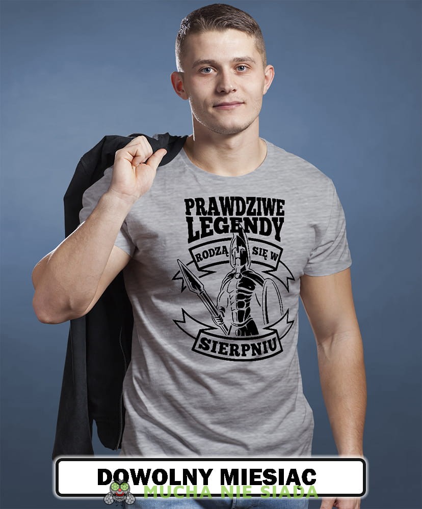 Męska koszulka Urodzinowa - Prawdziwe legendy rodzą się... 