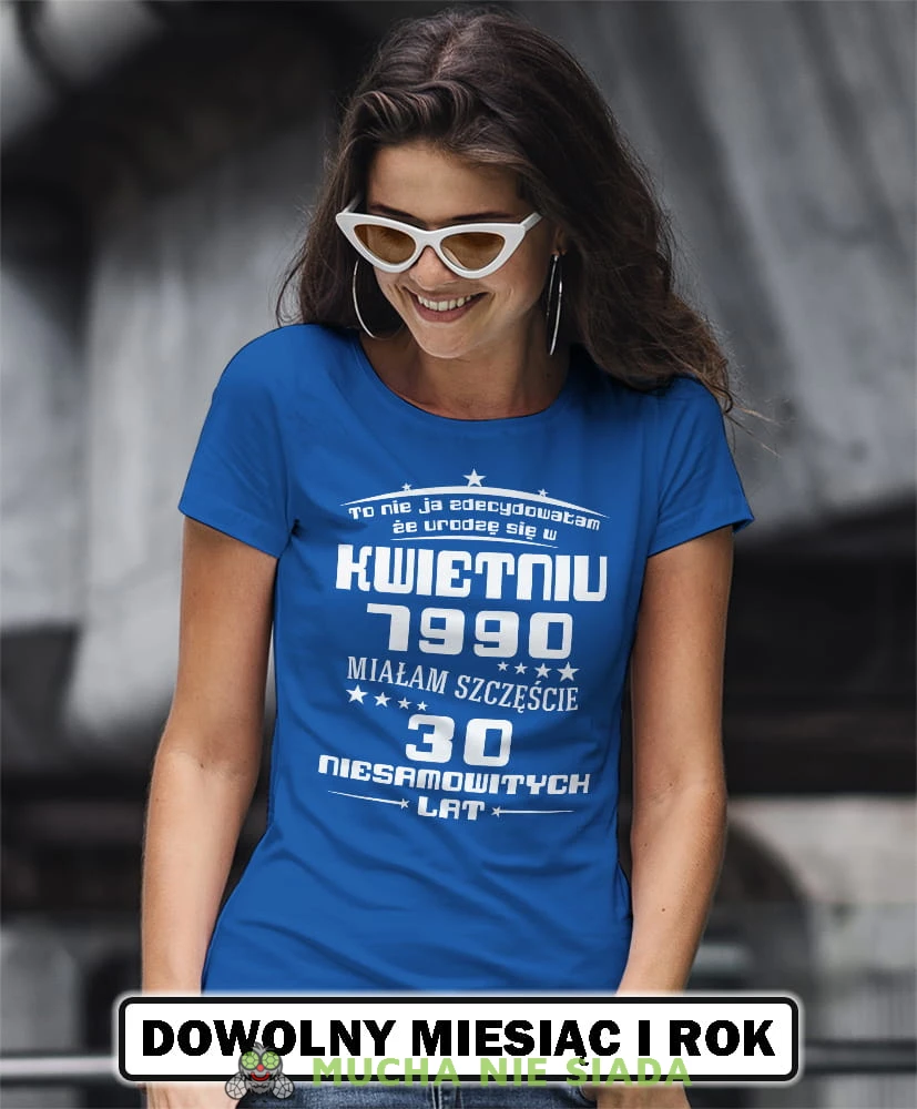 to nie ja zdecydowałam że urodzę się w... niebieska koszulka urodzinowa na urodziny opis.jpg