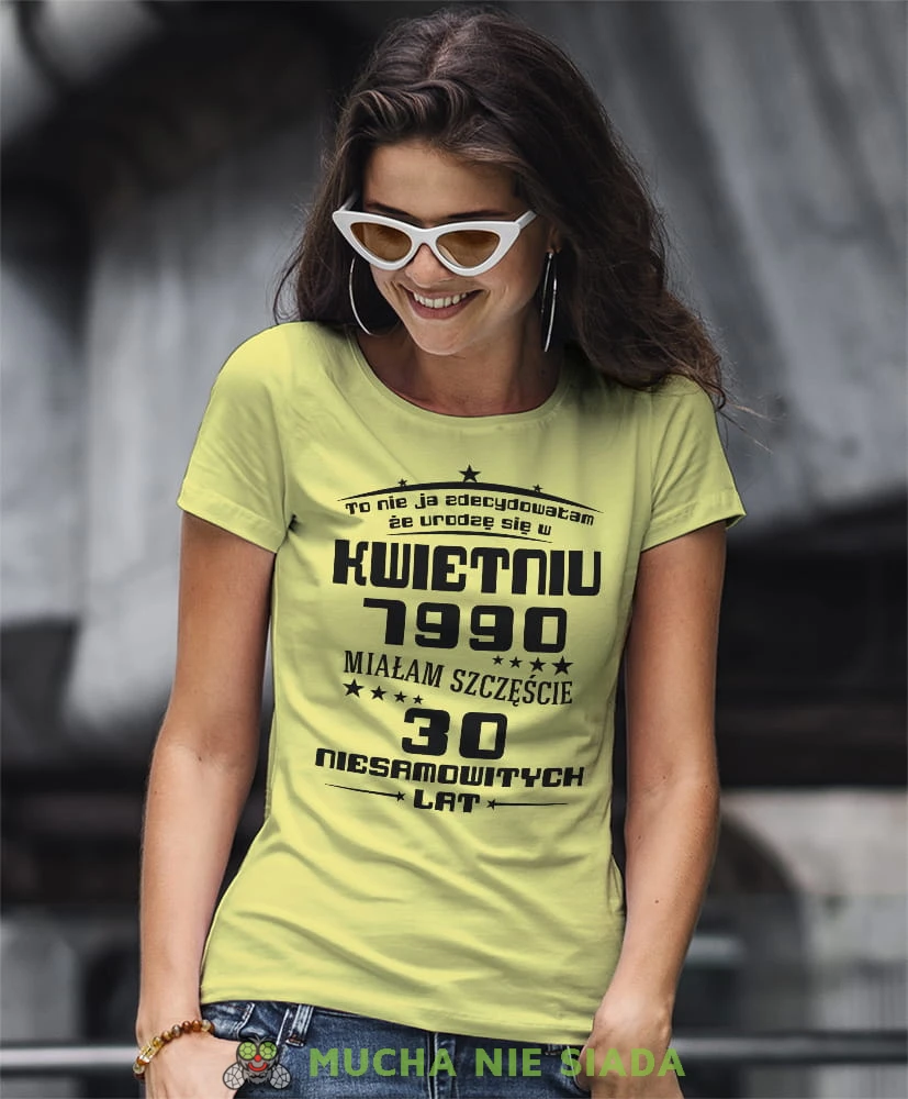 to nie ja zdecydowałam że urodzę się w... żółta koszulka urodzinowa na urodziny.jpg