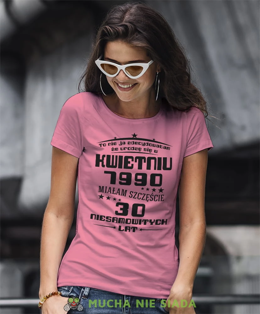 to nie ja zdecydowałam że urodzę się w... różowa koszulka urodzinowa na urodziny.jpg