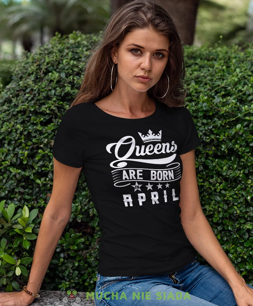 queens are born in czarna koszulka urodzinowa na urodziny.jpg