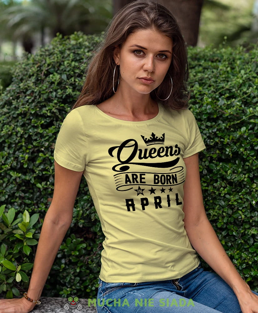 queens are born in żółta koszulka urodzinowa na urodziny.jpg