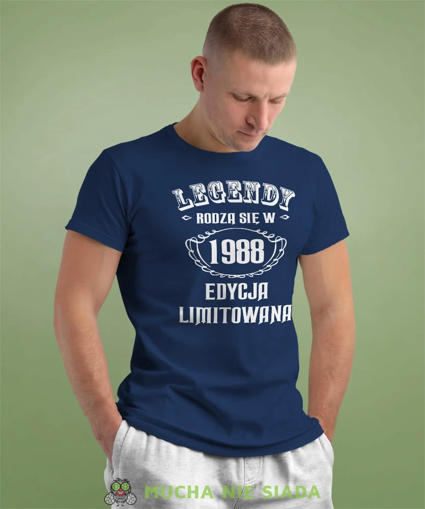 legendy rodzą się w... edycja limitowana granatowa czerwona koszulka urodzinowa na urodziny.jpg