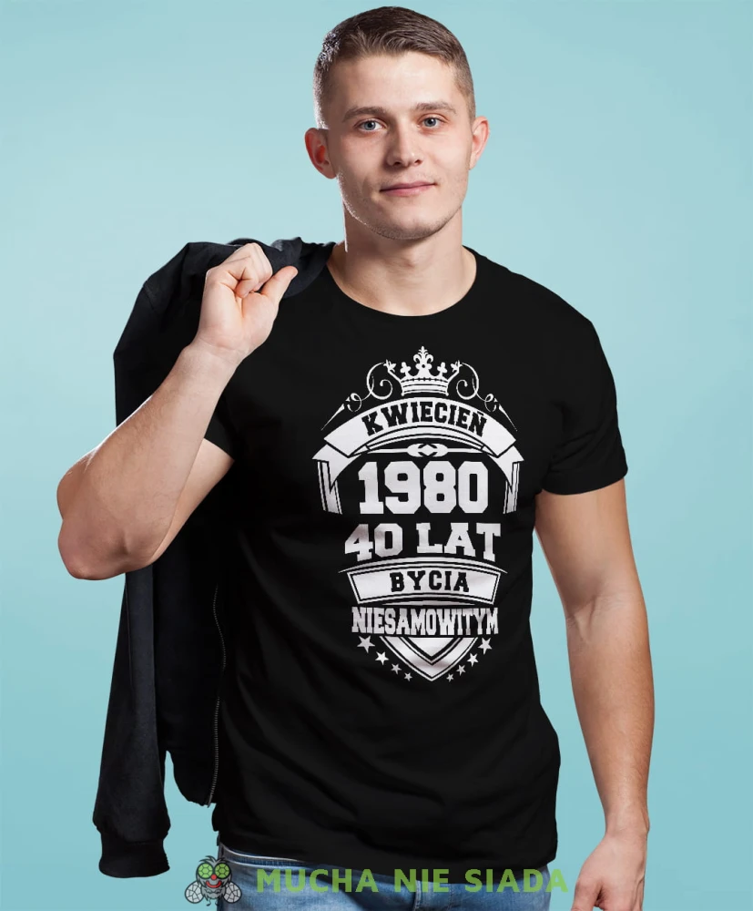 20; 30; 40; 50; 60; 70; 80 lat bycia niesamowitym czarna męska koszulka urodzinowa na urodziny.jpg