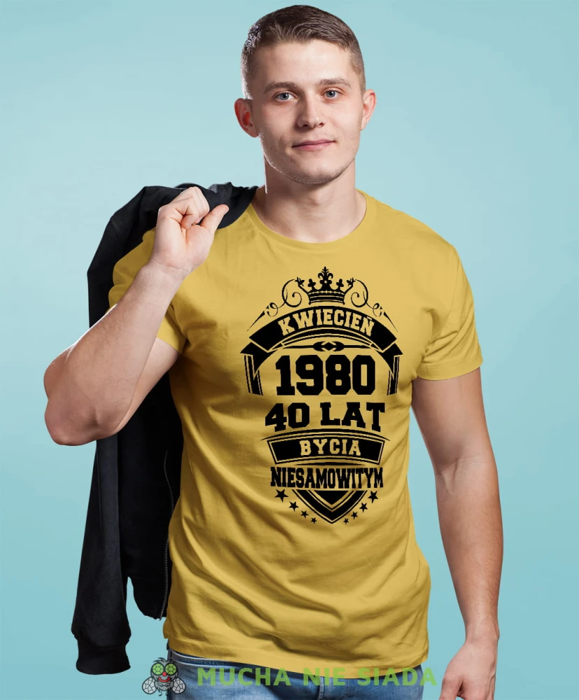 20; 30; 40; 50; 60; 70; 80 lat bycia niesamowitym żółta męska koszulka urodzinowa na urodziny.jpg