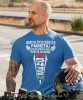 kiedy w życiu idzie źle pamiętaj tylko jeden w dół reszta w górę niebieska koszulka motocyklowa motocykl motocyklista.jpg