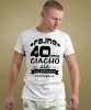 Fajne 40letnie ciacho ale już polizane i zaklepane biała koszulka urodzinowa