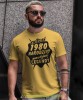 narodziny prawdziwej legendy żółta męska koszulka urodzinowa z nadrukiem na urodziny.jpg