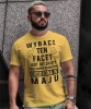 wybacz ten facet jest już zajęty przez super dziewczynę urodzoną w... żółta męska koszulka urodzinowa z nadrukiem na urodziny.jpg