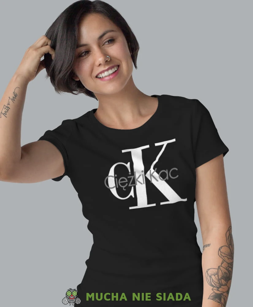 ck ciężki kac czarna koszulka z nadrukiem na prezent dla dziewczyny dla żony.jpg