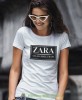 zara szlag mnie trafi biała damska koszulka z nadrukiem na prezent dla dziewczyny dla żony.jpg