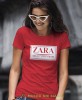 zara szlag mnie trafi czerwona damska koszulka z nadrukiem na prezent dla dziewczyny dla żony.jpg