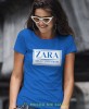 zara szlag mnie trafi niebieska damska koszulka z nadrukiem na prezent dla dziewczyny dla żony.jpg