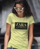 zara szlag mnie trafi żółta damska koszulka z nadrukiem na prezent dla dziewczyny dla żony.jpg