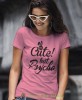 cute but psycho różowa damska koszulka z nadrukiem na prezent dla dziewczyny dla żony.jpg