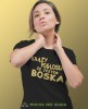 krąży pogłoska że jestem boska czarna damska koszulka z nadrukiem na prezent.jpg