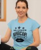 najlepsza babcia na świecie jasnoniebieska damska koszulka dla babci z nadrukiem babcia.jpg