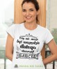 bóg nie może być wszędzie dlatego stworzył babcię biała damska koszulka dla babci z nadrukiem babcia.jpg