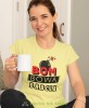 bombowa babcia żółta damska koszulka dla babci z nadrukiem babcia.jpg