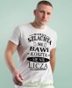 kiedy szlachat się bawi koszta się nie liczy biała męska koszulka z nadrukiem na co dzień, na prezent, fajna koszulka.jpg