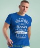 kiedy szlachat się bawi koszta się nie liczy niebieska męska koszulka z nadrukiem na co dzień, na prezent, fajna koszulka.jpg