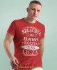 kiedy szlachat się bawi koszta się nie liczy czerwona męska koszulka z nadrukiem na co dzień, na prezent, fajna koszulka.jpg