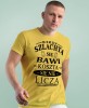 kiedy szlachat się bawi koszta się nie liczy żółta męska koszulka z nadrukiem na co dzień, na prezent, fajna koszulka.jpg