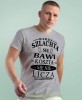 kiedy szlachat się bawi koszta się nie liczy szara męska koszulka z nadrukiem na co dzień, na prezent, fajna koszulka.jpg