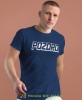 pozdro granatowa męska koszulka z nadrukiem na co dzień, na prezent, fajna koszulka dla chłopaka.jpg