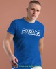 pozdro niebieska męska koszulka z nadrukiem na co dzień, na prezent, fajna koszulka dla chłopaka.jpg