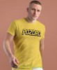 pozdro żółta męska koszulka z nadrukiem na co dzień, na prezent, fajna koszulka dla chłopaka.jpg