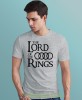 the lord of the rings, audi, szara męska koszulka z nadrukiem na co dzień, na prezent, fajna koszulka dla chłopaka.jpg