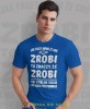 jak facet mówi że coś zrobi to znaczy że zrobi i nie trzeba mu tego co pół roku przypominać niebieska męska koszulka z nadrukiem na co dzień, na prezent, fajna koszulka dla chłopaka.jpg