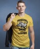 Prawdziwe dziki rodzą się w...  żółta koszulka urodzinowa