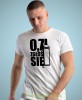 0,7 zgłoś się biała męska koszulka z nadrukiem na co dzień, na prezent, fajna koszulka.jpg