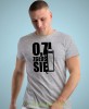 0,7 zgłoś się szara męska koszulka z nadrukiem na co dzień, na prezent, fajna koszulka.jpg