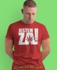 jestem za legalizacja czerwona męska koszulka z nadrukiem na co dzień, na prezent, fajna koszulka.jpg