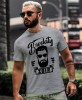 brodaty zbir szara męska koszulka prawdziwy mężczyzna hipster prezent.jpg