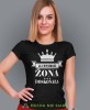 jej wysokość żona doskonała czarna damska koszulka dla żony z nadrukiem na prezent na urodziny.jpg
