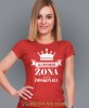 jej wysokość żona doskonała czerwona damska koszulka dla żony z nadrukiem na prezent na urodziny.jpg