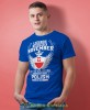 Legends are born with polish blood niebieska koszulka urodzinowa