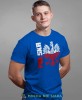 Polska Orzeł biało czerwony, niebieska męska koszulka z nadrukiem, koszulka patriotyczna, koszulki z grafiką patriotyczną, dla mężczyzny, dla chłopaka na prezent, koszulka Polska, koszulki Polska.jpg