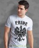 Pride Orzeł Polski, biała męska koszulka z nadrukiem, koszulka patriotyczna, koszulki z grafiką patriotyczną, dla mężczyzny, dla chłopaka na prezent, koszulka Polska, koszulki Polska.jpg